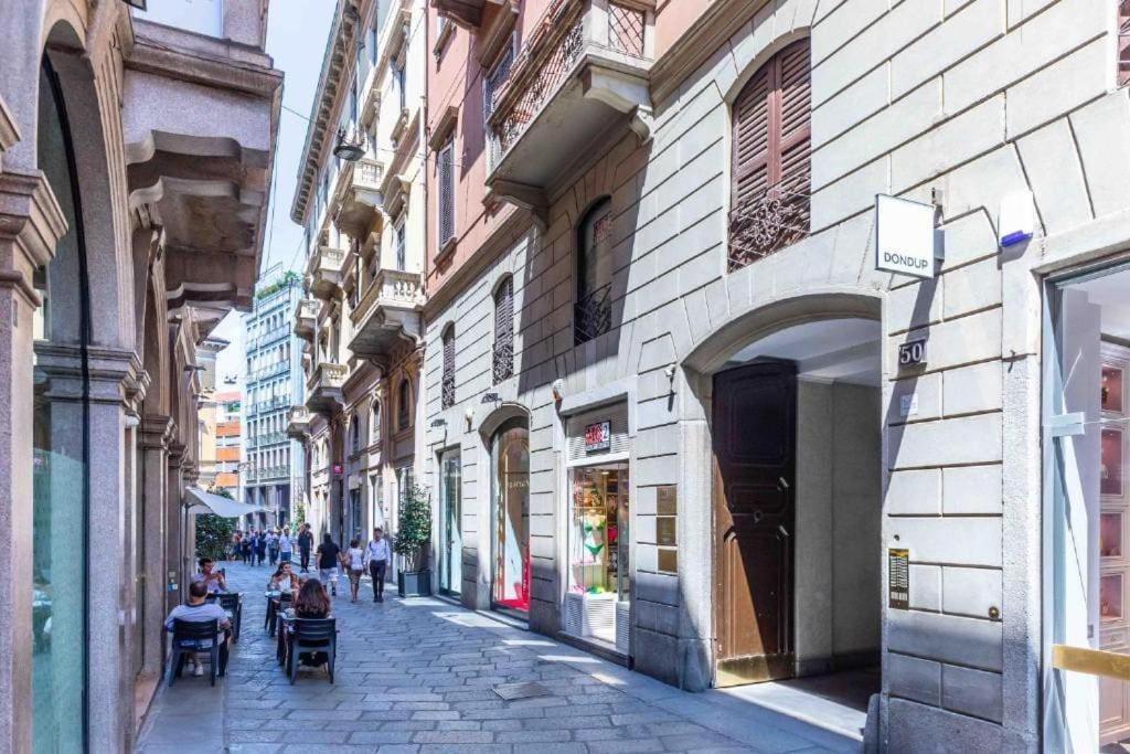 Loft House Via Della Spiga 50 Apartman Milánó Kültér fotó